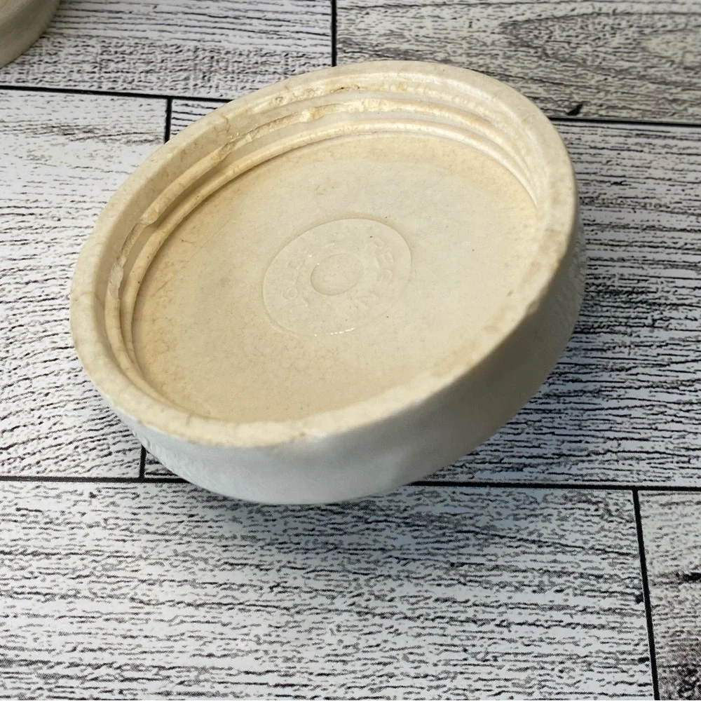 Antique 1920s Ceramic Egg Coddler Screw Top- No. 636774 Patent No.49405 - Picture 7 of 7